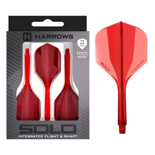 Image de Ailettes Harrows Solo Integrated Standard No2 Rouges