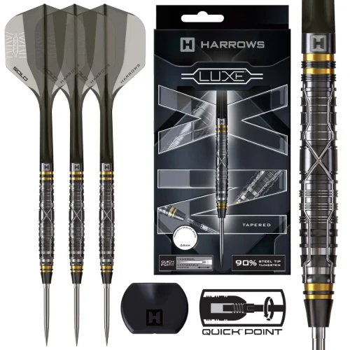 Image de Fléchettes pointe acier Harrows NX Luxe 90% QP