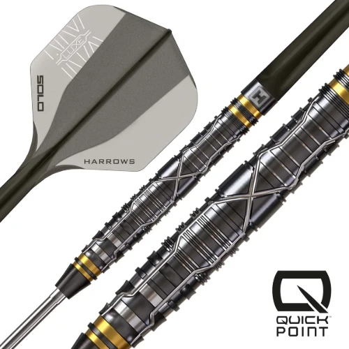 Image de Fléchettes pointe acier Harrows NX Luxe 90% QP