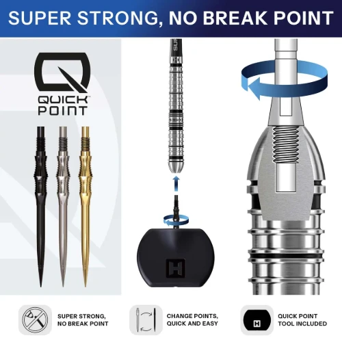Image de Fléchettes pointe acier Harrows Flux Pro Tungsten QP