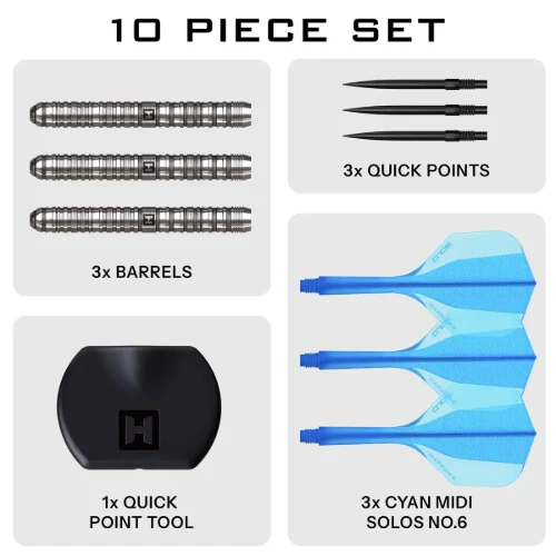 Image de Fléchettes pointe acier Harrows Flux Pro Tungsten QP