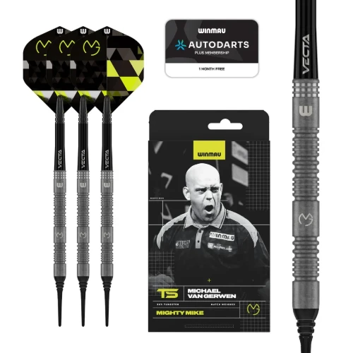 Afbeeldingen van Winmau Michael van Gerwen TS 90% SP Softtip Dartpijlen